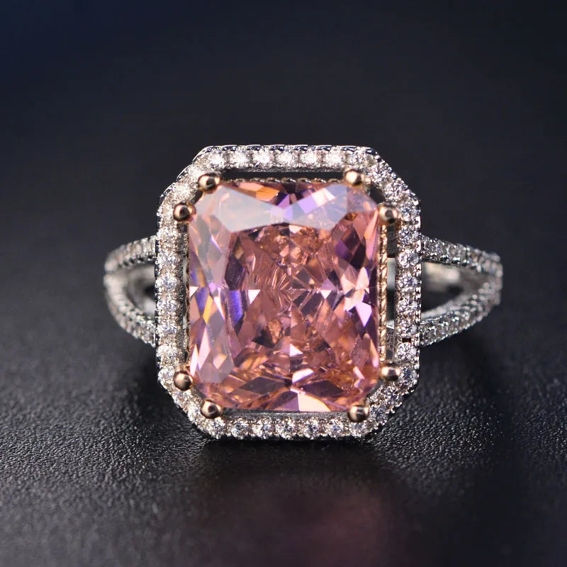 Charms Pink Quartz Ring