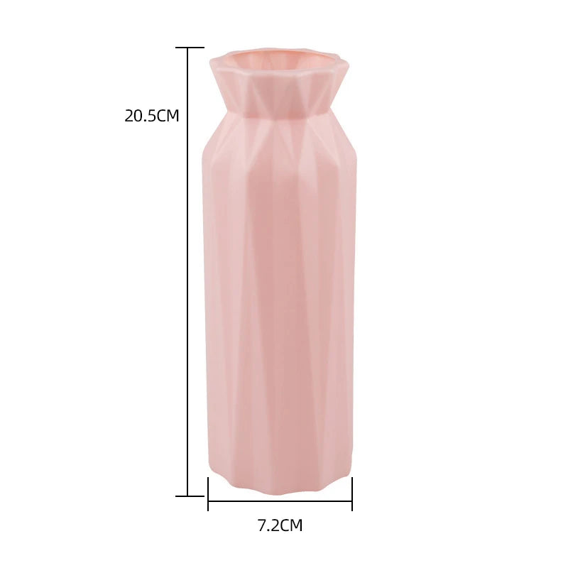 Pink Vase - Nordic Style Round Vase