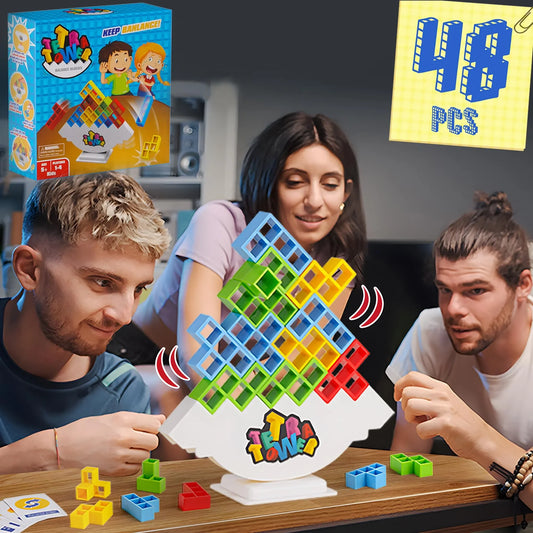 Tetra Tower: Dynamic Stacking Board Game