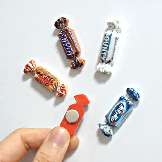 5Pcs Colorful Candy Fridge Magnets Chocolate Lollipop For Refrigerator