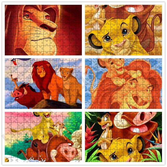 Lion King Jigsaw: Educational DIY Puzzle