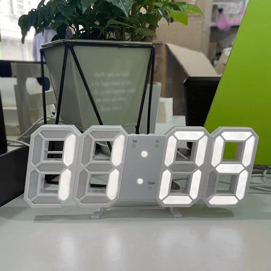 3D LED Digital Luminous Table Clock