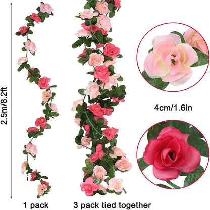Blooming Rose Wall Garland