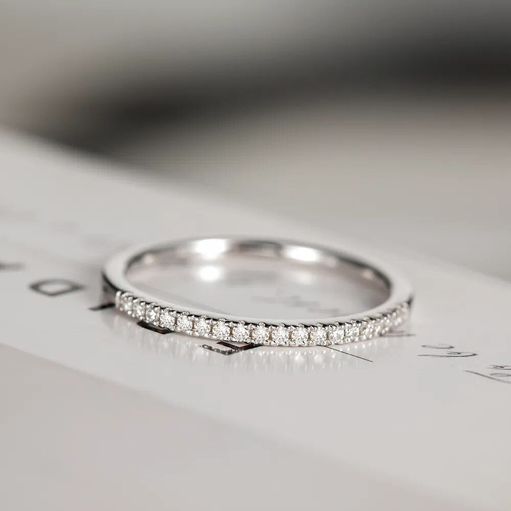 Moissanite Wedding Ring